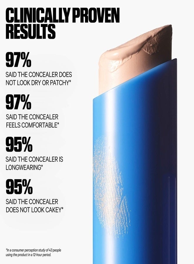 ميلك ميكب خافي عيوب جل مرطب من ميلك ميك أب، يدوم 12 ساعة، لون تان متوسط ​​8.5 (درجات لونية محايدة إلى باردة)، تغطية قابلة للبناء تدوم طويلاً، 3 غرام - Image 4